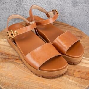 Vionic Jamie Women's Platform Lug Sandal Tan - 8.5 Medium